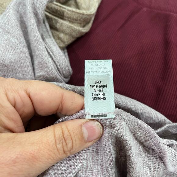 Cuddl Duds Lounge Set Bundle 5pc Tanks Tee Pants Cardigan Soft Cozy Neutral - Picture 10 of 16